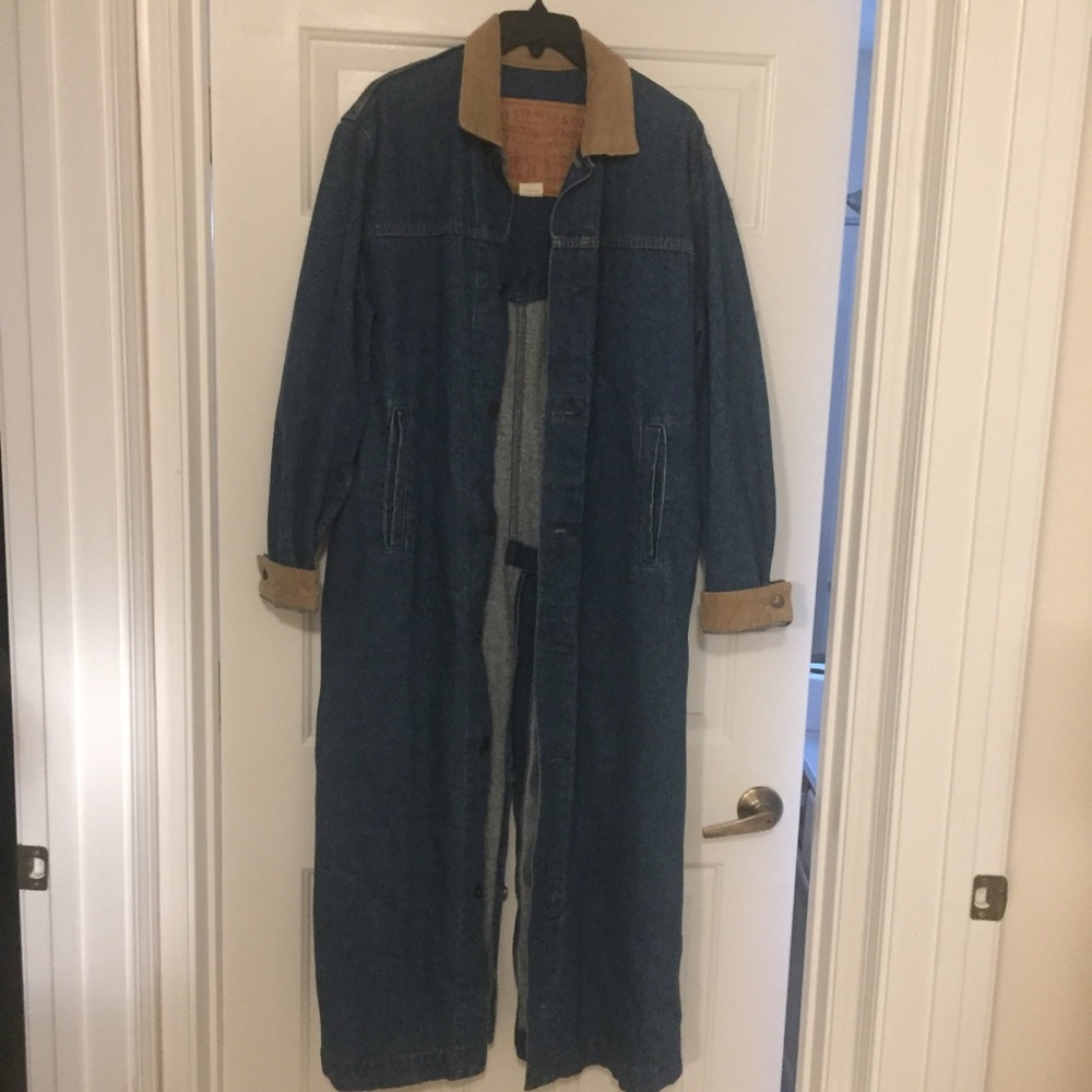 Levi Strauss jean TRENCH COAT (RARE)